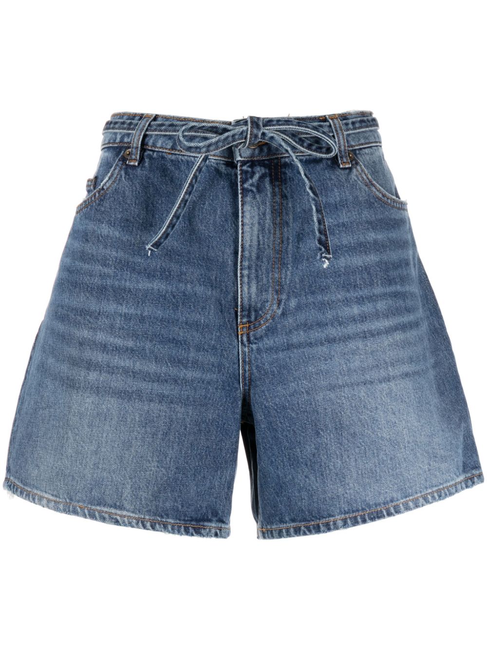 Ba&Sh Macha drawstring-waist denim shorts - Blue von Ba&Sh