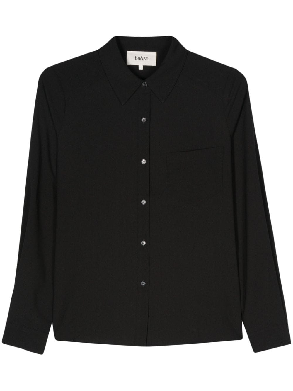 Ba&Sh Mônica pleated shirt - Black von Ba&Sh