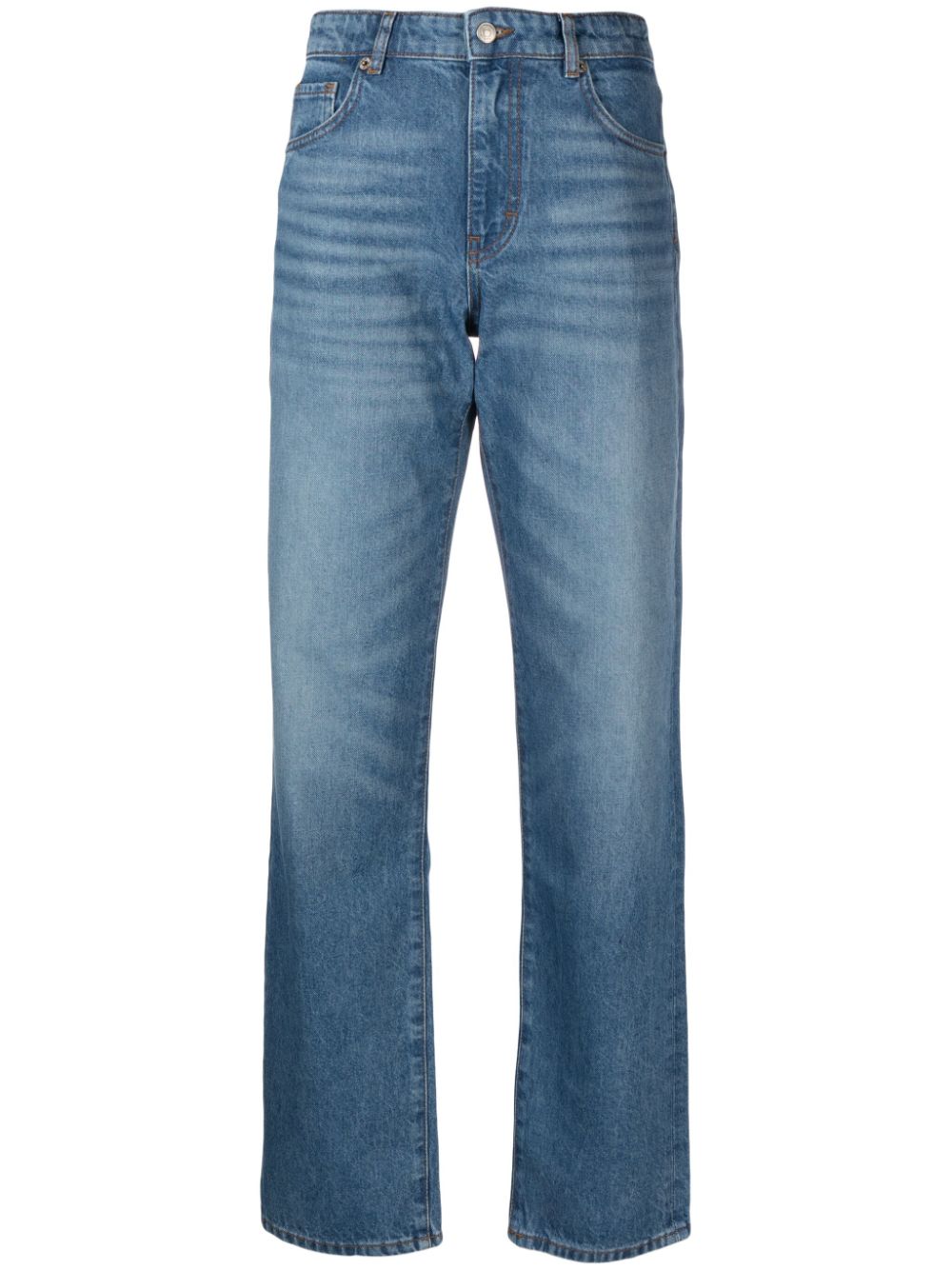 Ba&Sh Onasis high-rise straight-leg jeans - Blue von Ba&Sh