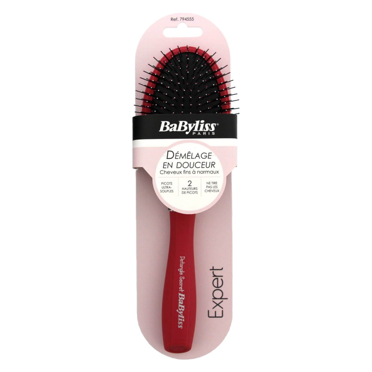 BaByliss - Brosse Pneumatique Detangle Rose 794555 BaByliss - Brosse Pneumatique Detangle Rose 794555 von BaByliss