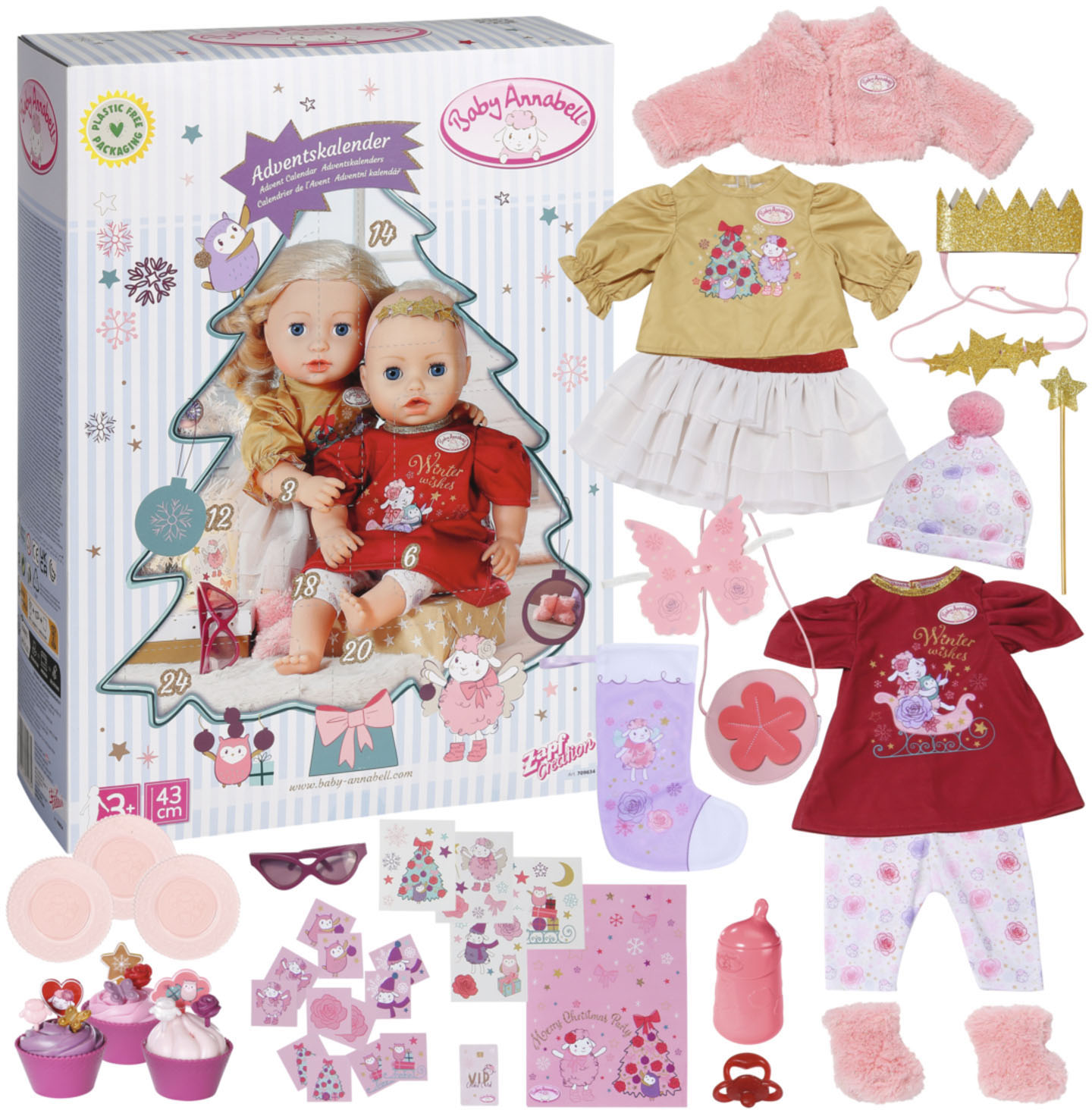 Baby Annabell Spielzeug-Adventskalender »Baby Annabell®«, ab 3 Jahren von Baby Annabell