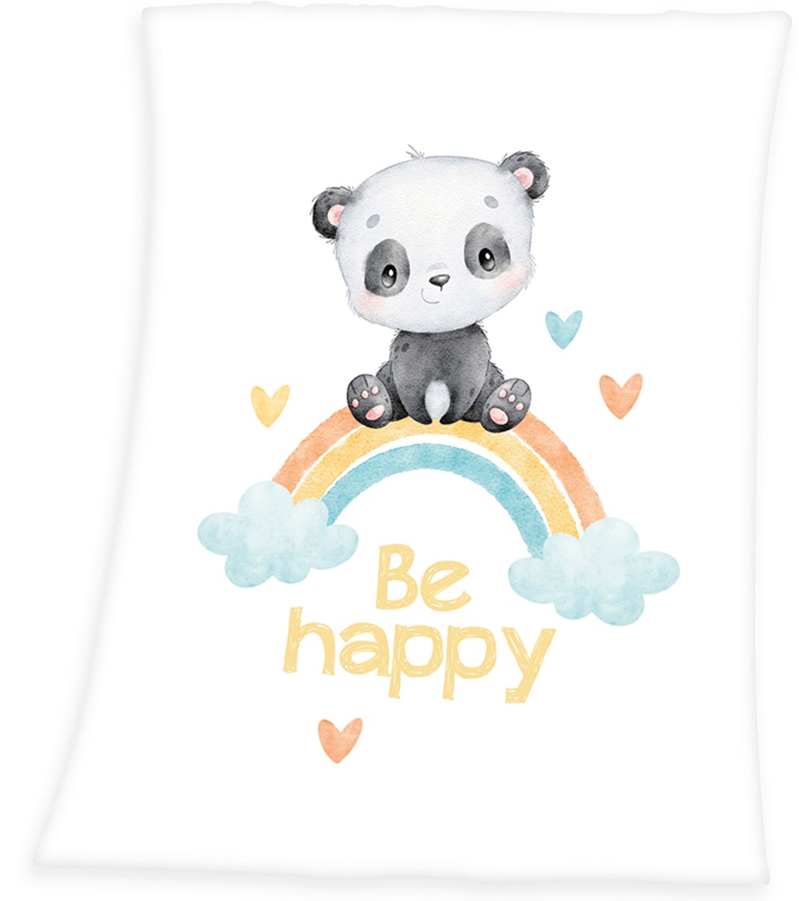 Baby Best Babydecke »Regenbogen Panda« von Baby Best