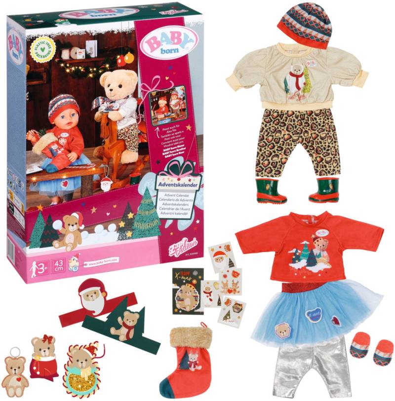 Baby Born Spielzeug-Adventskalender »Baby Born®«, ab 3 Jahren von Baby Born
