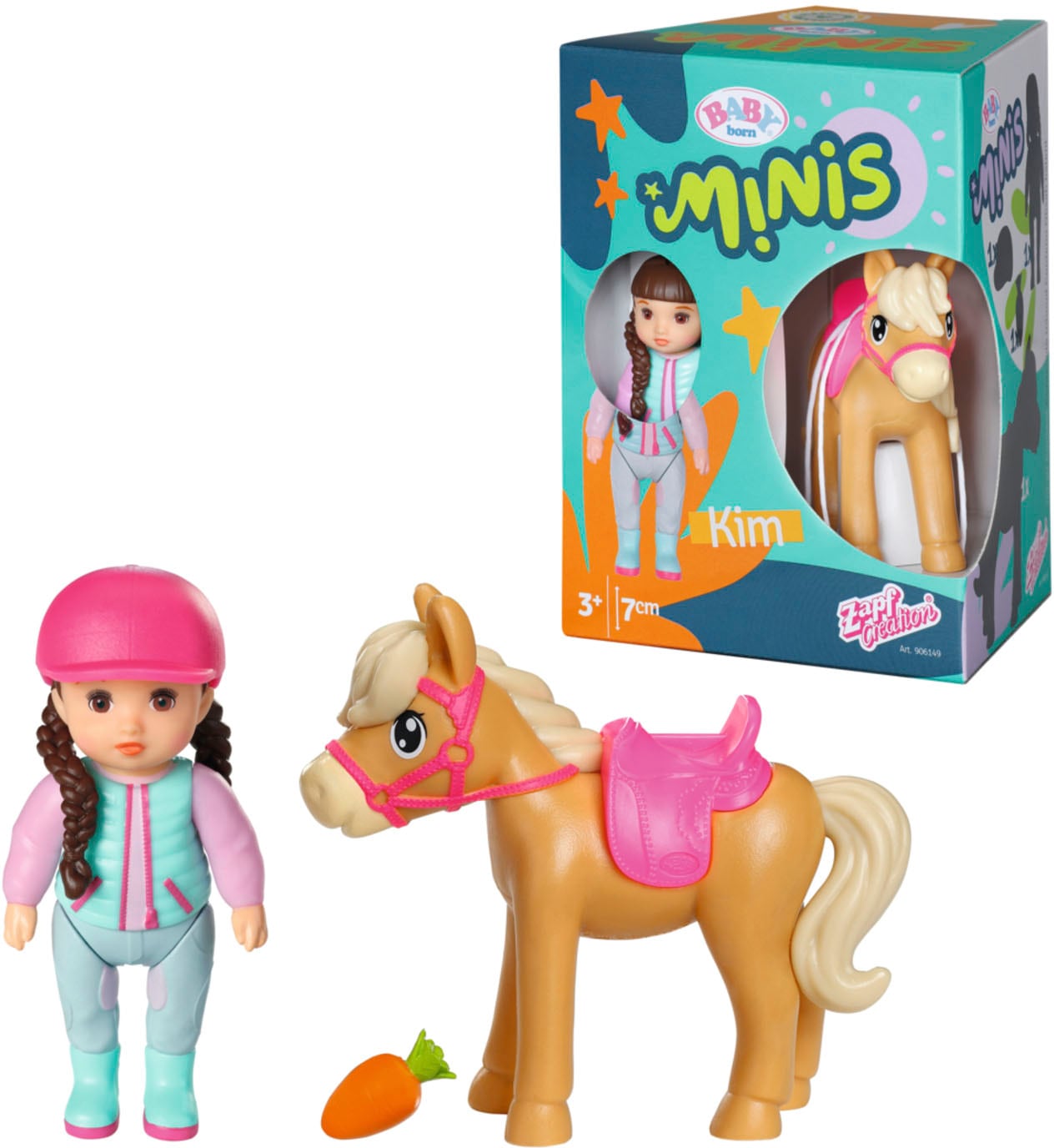 Baby Born Minipuppe »Baby born® Minis Spielset Horse Fun« von Baby Born