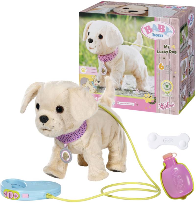 Baby Born Plüschfigur »My Lucky Dog«, mit vielen Funktionen und Zubehör von Baby Born