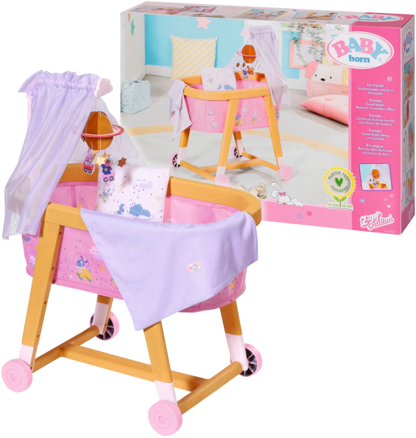 Baby Born Puppenbett »Gute Nacht Stubenwagen« von Baby Born