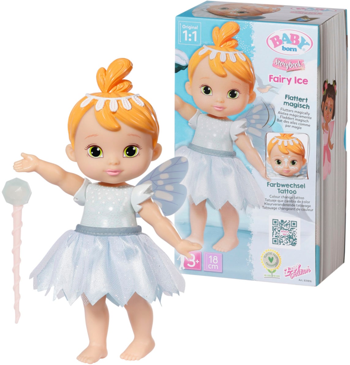 Baby Born Stehpuppe »Storybook Fairy Ice, 18 cm« von Baby Born