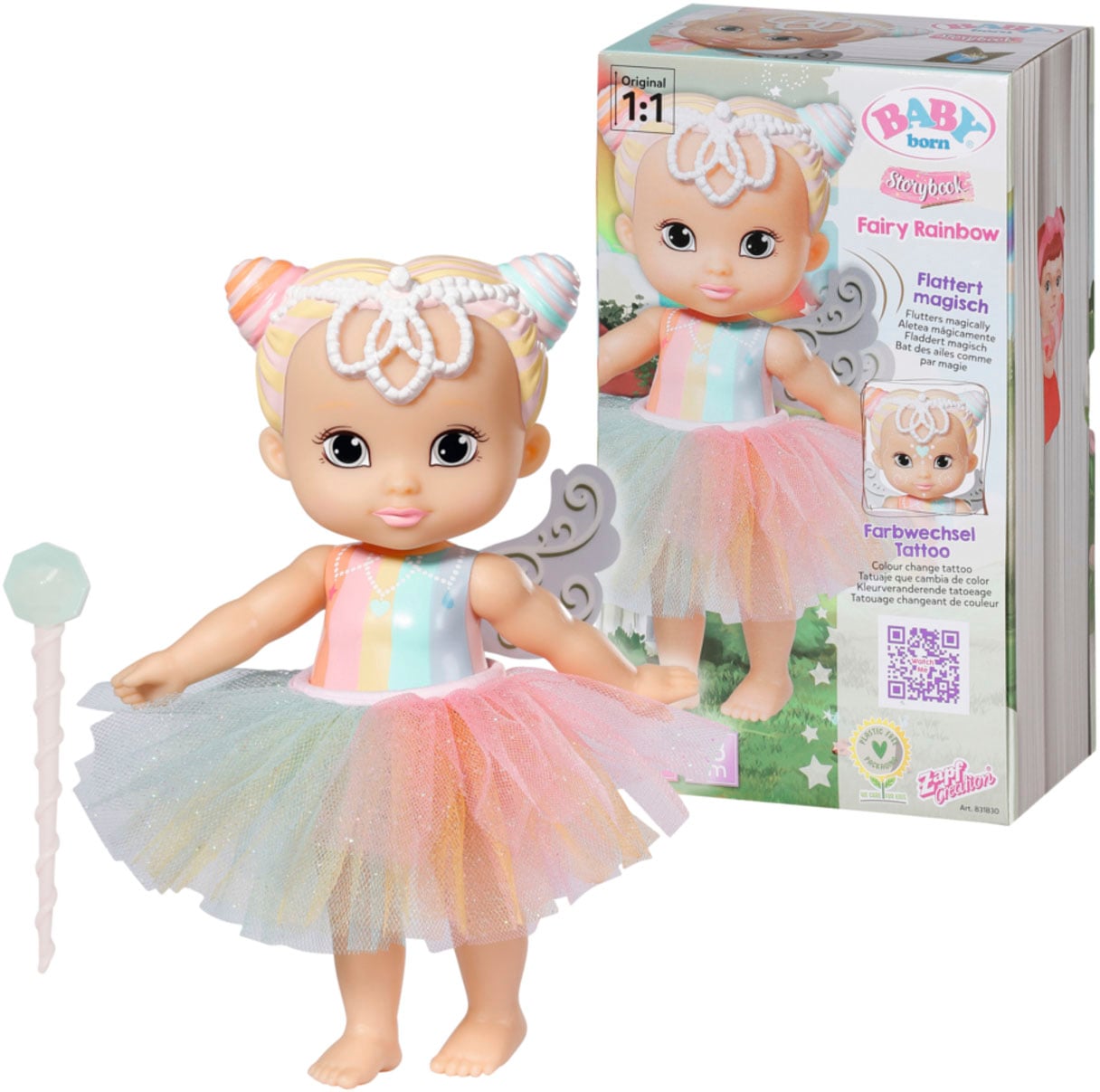 Baby Born Stehpuppe »Storybook Fairy Rainbow, 18 cm« von Baby Born