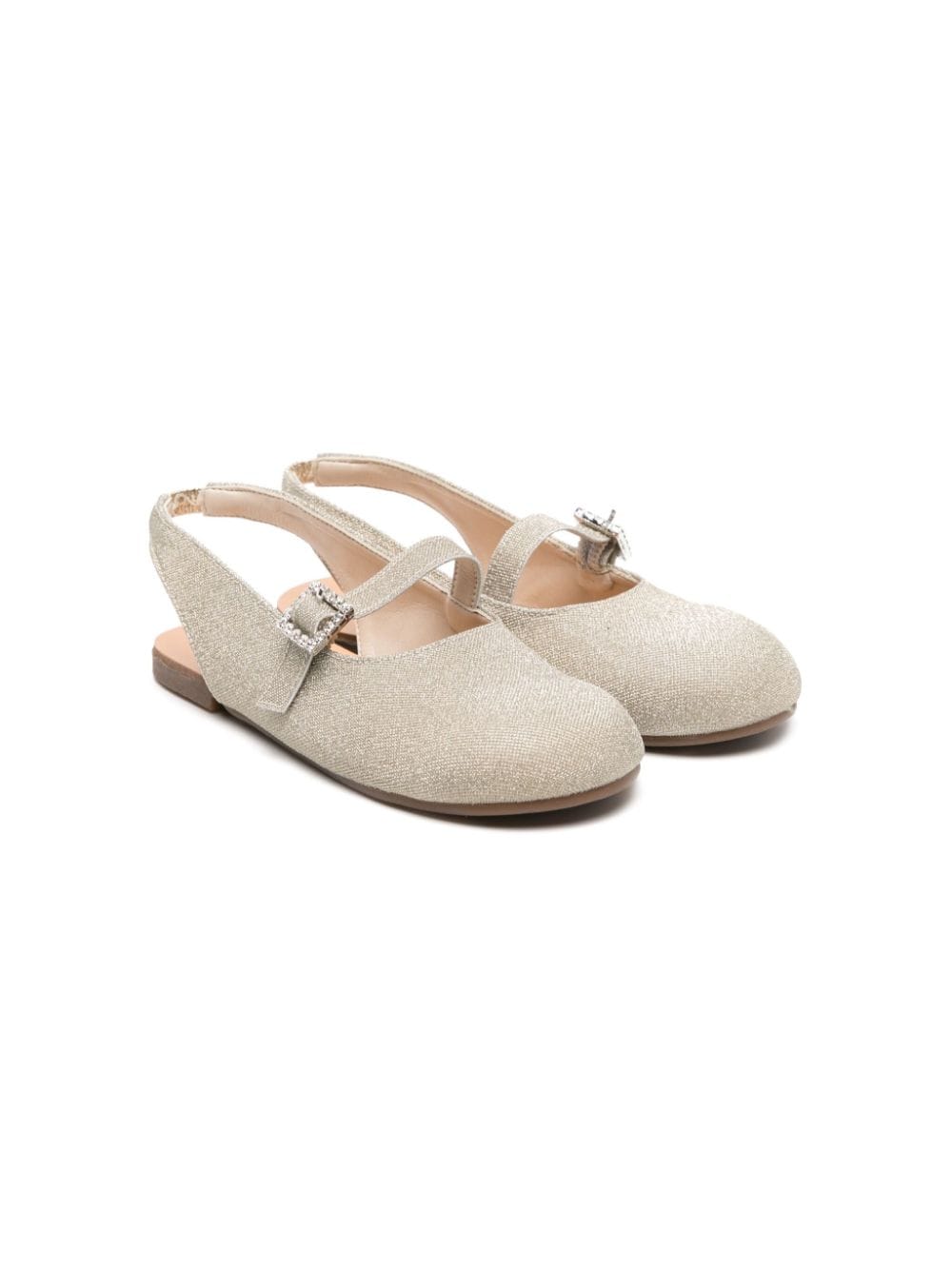 BabyWalker Mary-Jane ballerina shoes - Gold von BabyWalker