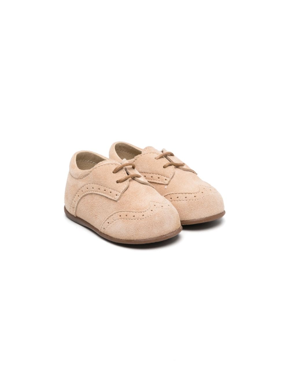 BabyWalker brogue-trim suede pre-walkers - Neutrals von BabyWalker