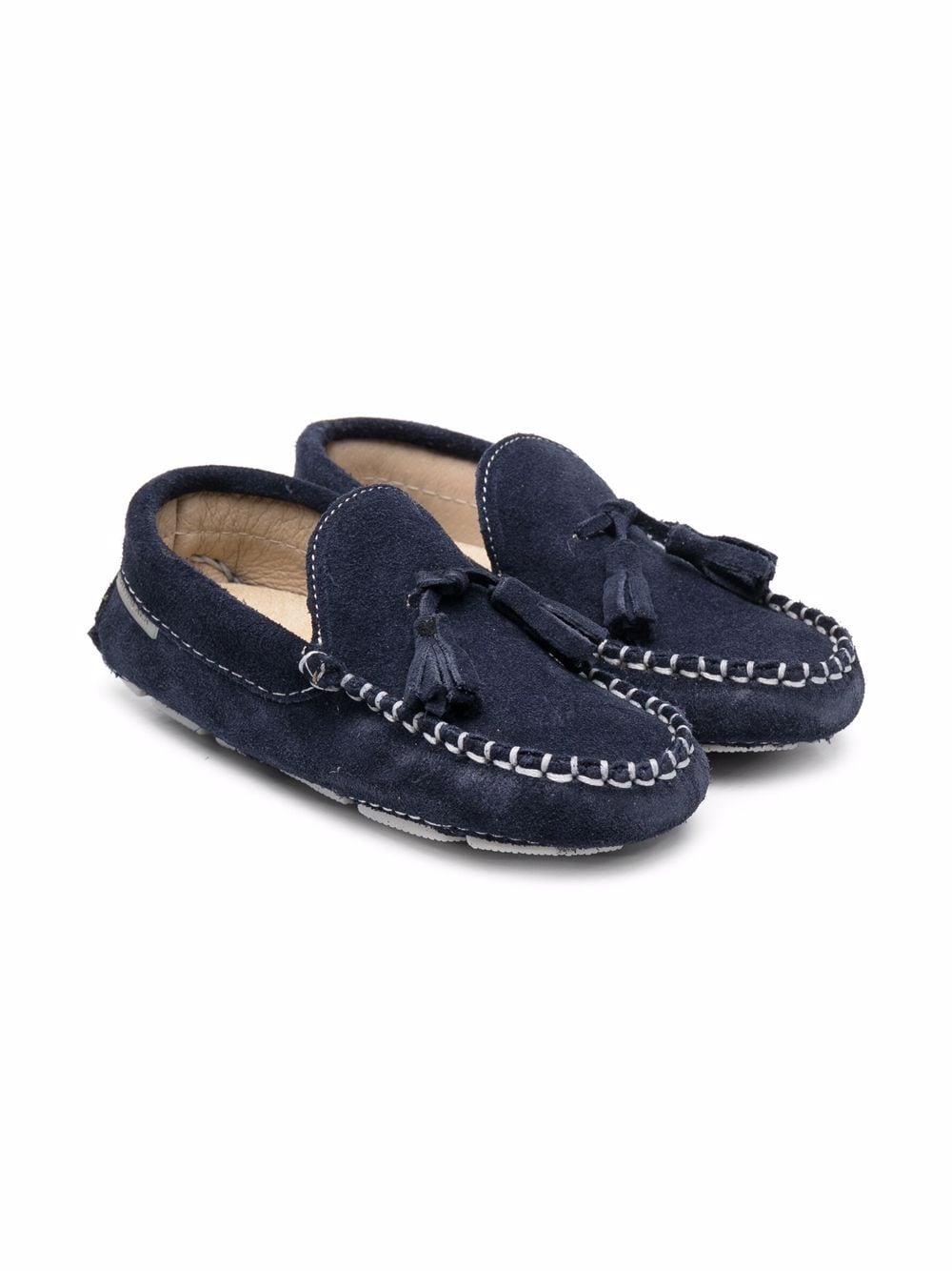 BabyWalker suede tassel-detail loafers - Blue von BabyWalker