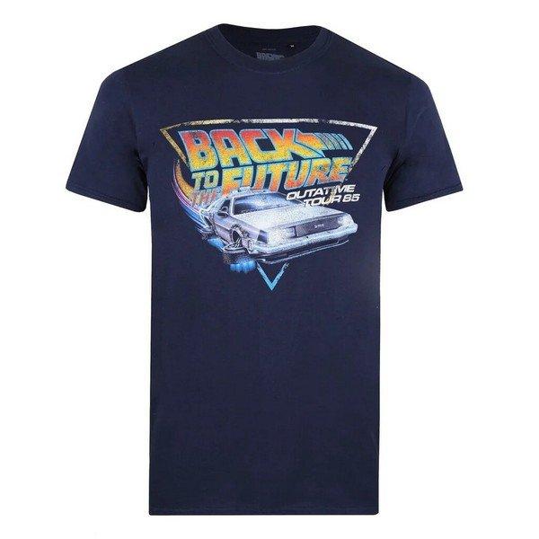 Tour Tshirt Herren Marine L von Back To The Future