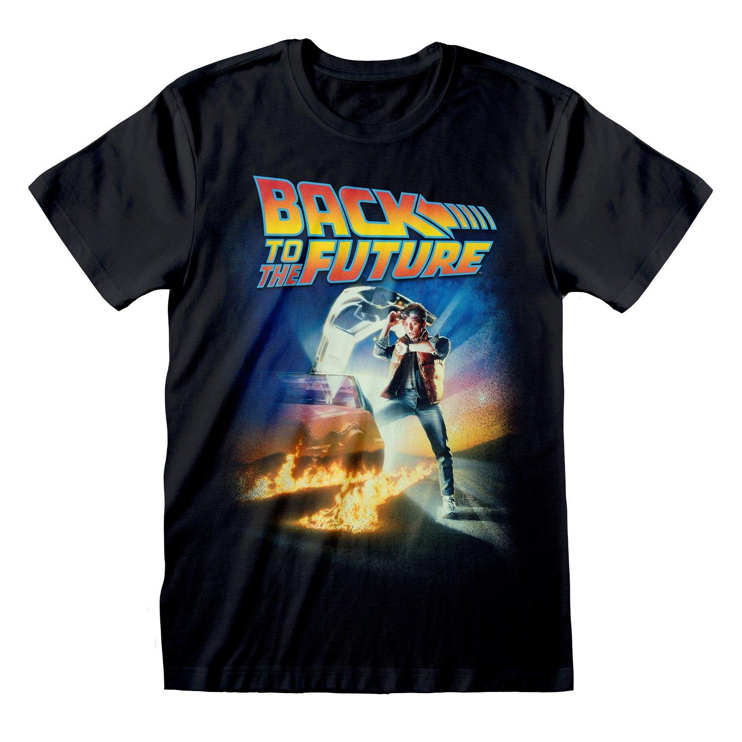 Tshirt Damen Schwarz S von Back To The Future