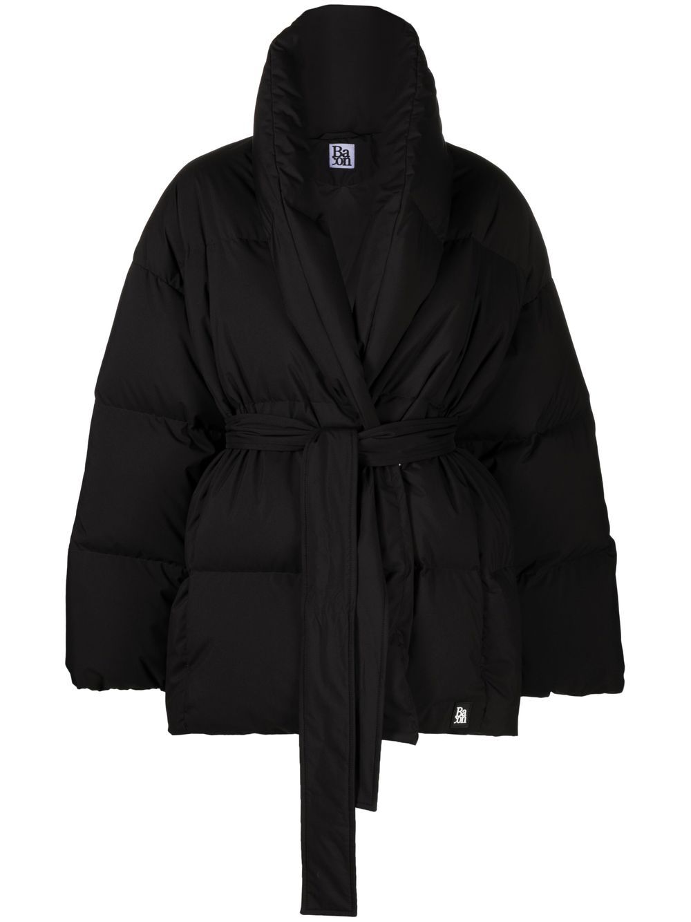Bacon belted quilted coat - Black von Bacon