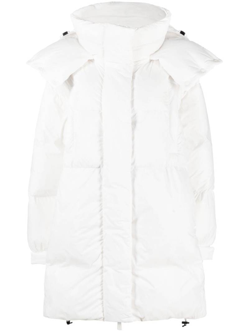 Bacon detachable-hood quilted hooded coat - White von Bacon