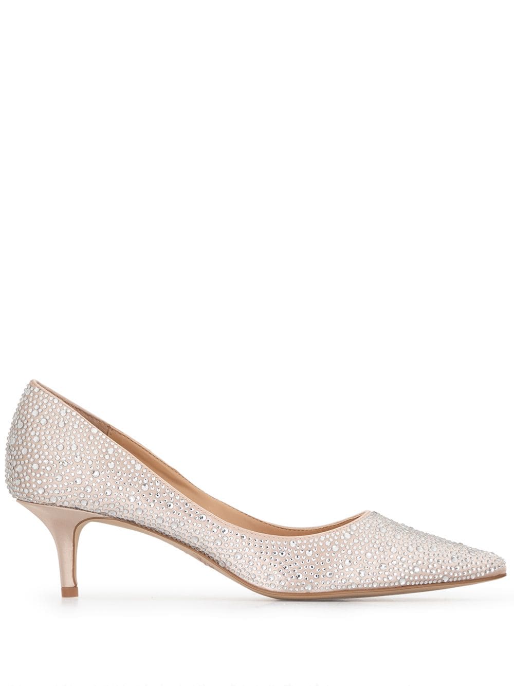 Badgley Mischka Frenchie embellished pumps - Silver von Badgley Mischka