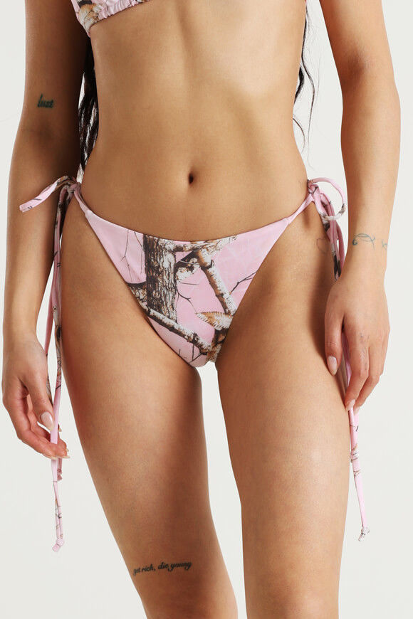 Bae Bikini-Unterteil | Pink + Braun | Damen  | XS von Bae