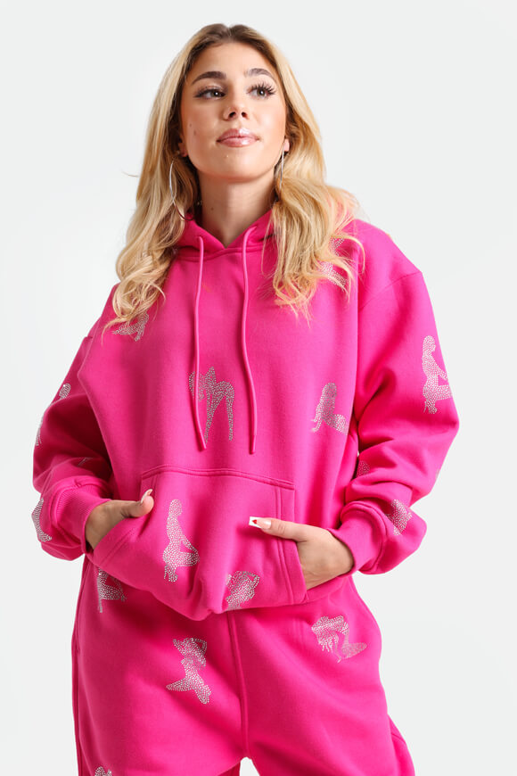 Bae Kapuzensweatshirt | Pink | Damen  | L von Bae
