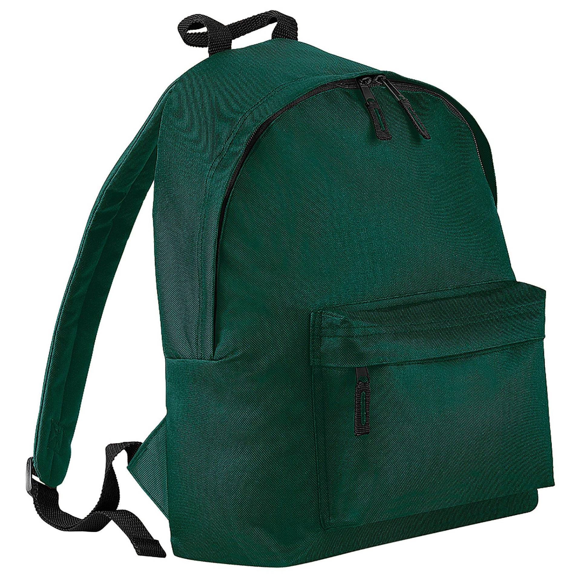 Fashion Rucksack, 18 Liter (2 Stückpackung) Herren Grün ONE SIZE von Bagbase