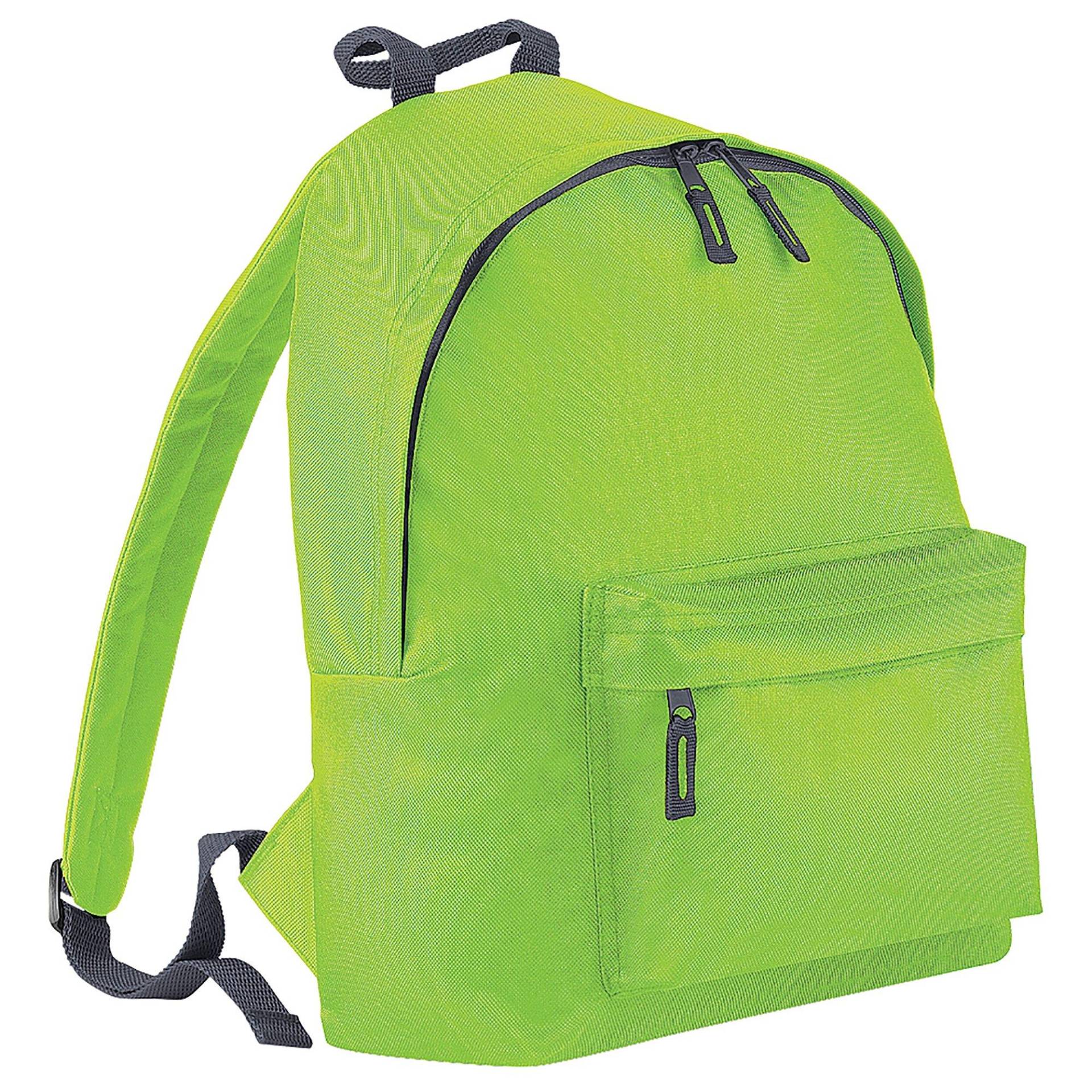 Fashion Rucksack, 18 Liter (2 Stückpackung) Herren Limettengrün ONE SIZE von Bagbase