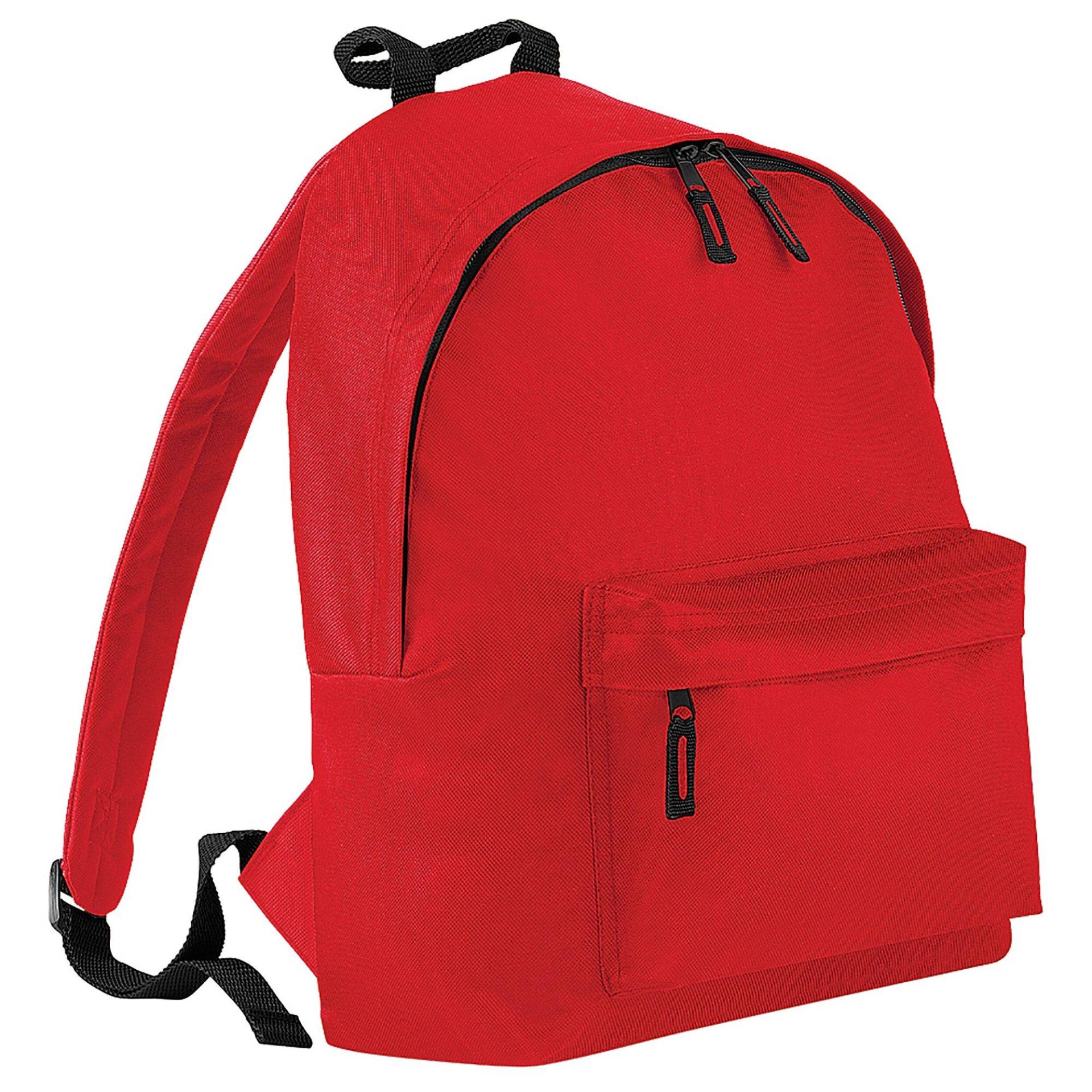 Fashion Rucksack, 18 Liter (2 Stückpackung) Herren Rot Bunt ONE SIZE von Bagbase