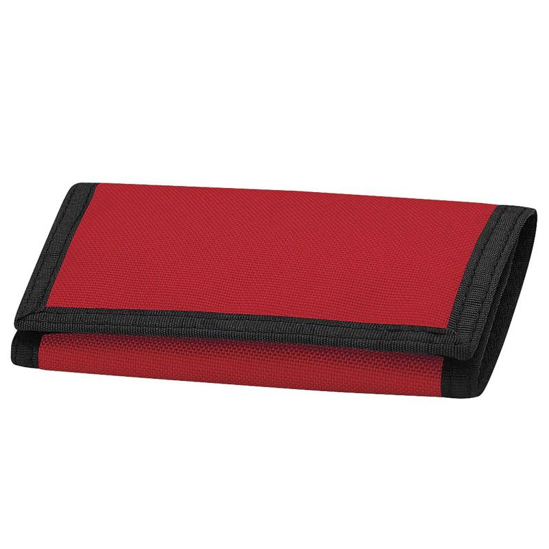 Geldbörse Mit Klettverschluss (2 Stückpackung) Damen Rot Bunt ONE SIZE von Bagbase