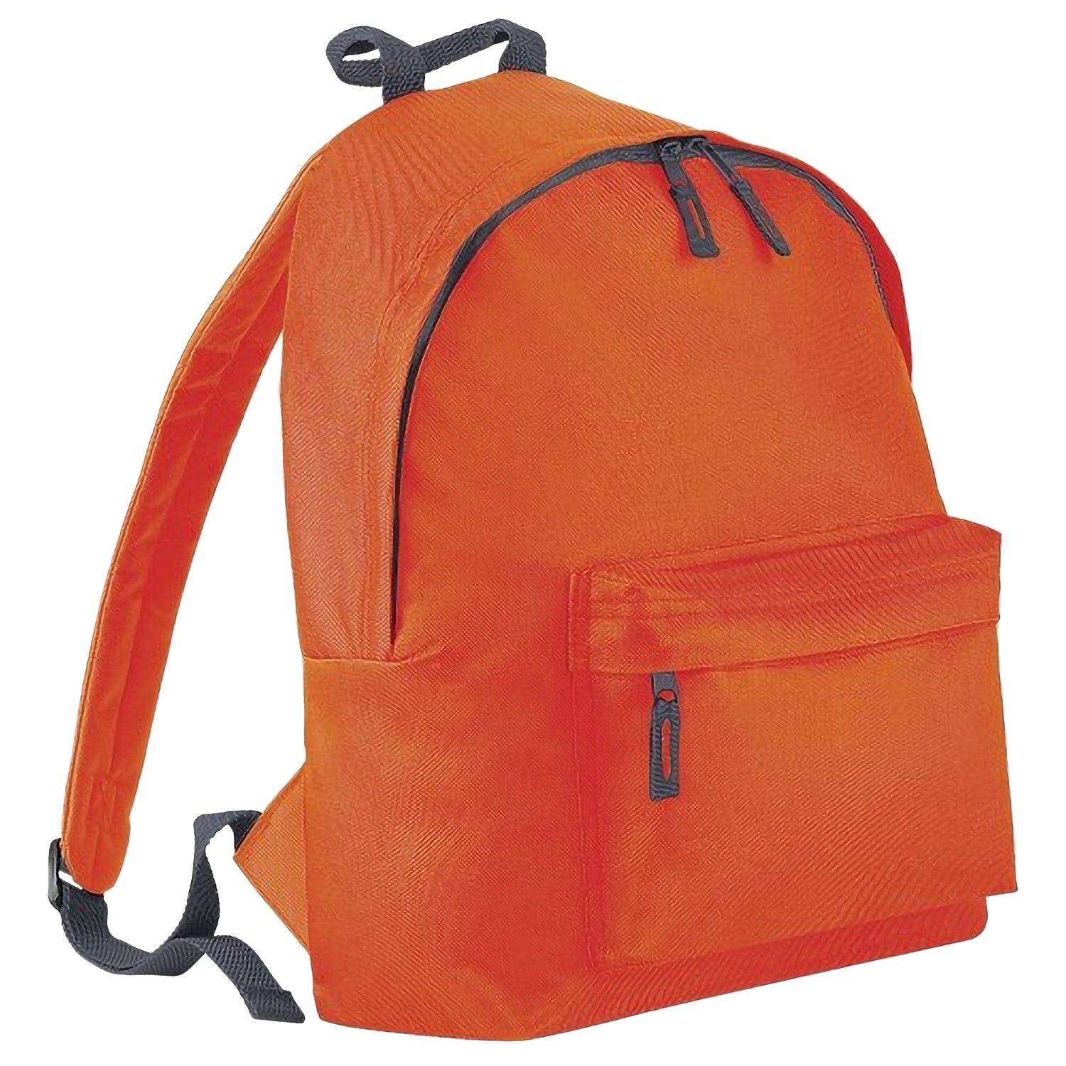 Junior Fashion Rucksack, 14 Liter (2 Stückpackung) Herren Orange ONE SIZE von Bagbase