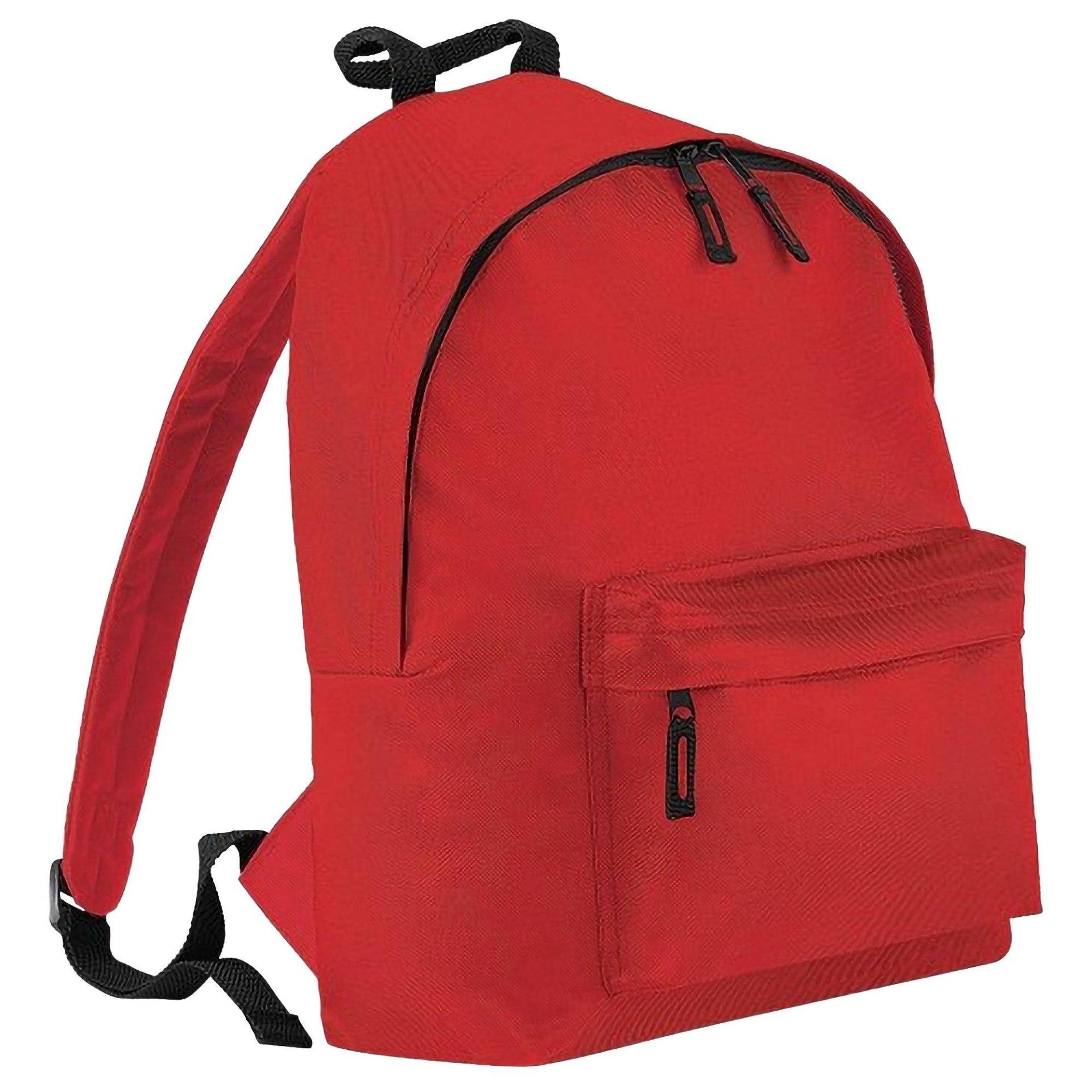 Junior Fashion Rucksack, 14 Liter Herren Rot Bunt ONE SIZE von Bagbase