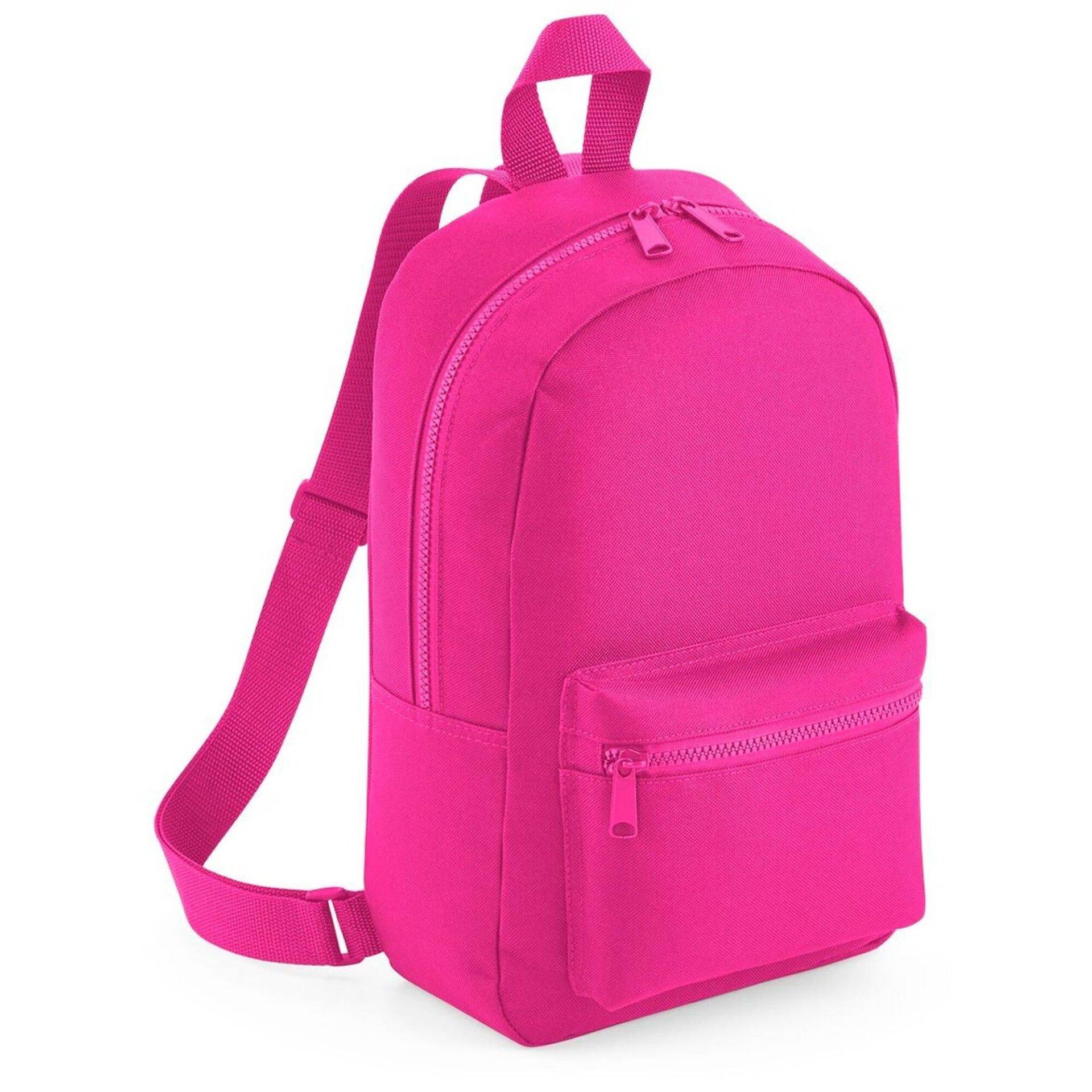 Mini Essential Rucksack Herren Fuchsia ONE SIZE von Bagbase