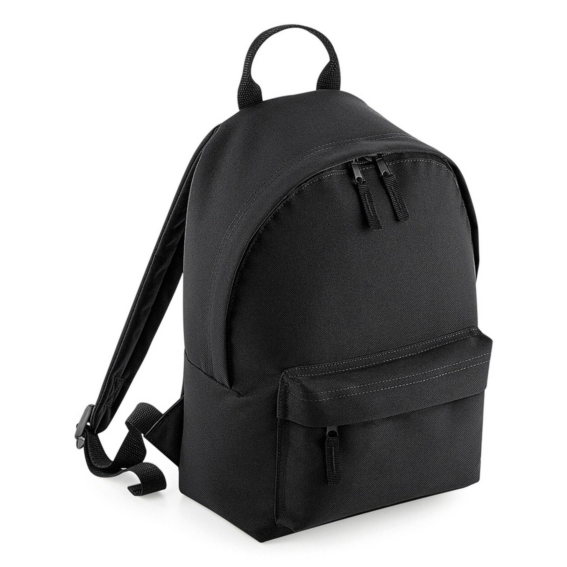 Mini Fashion Rucksack Herren Schwarz ONE SIZE von Bagbase