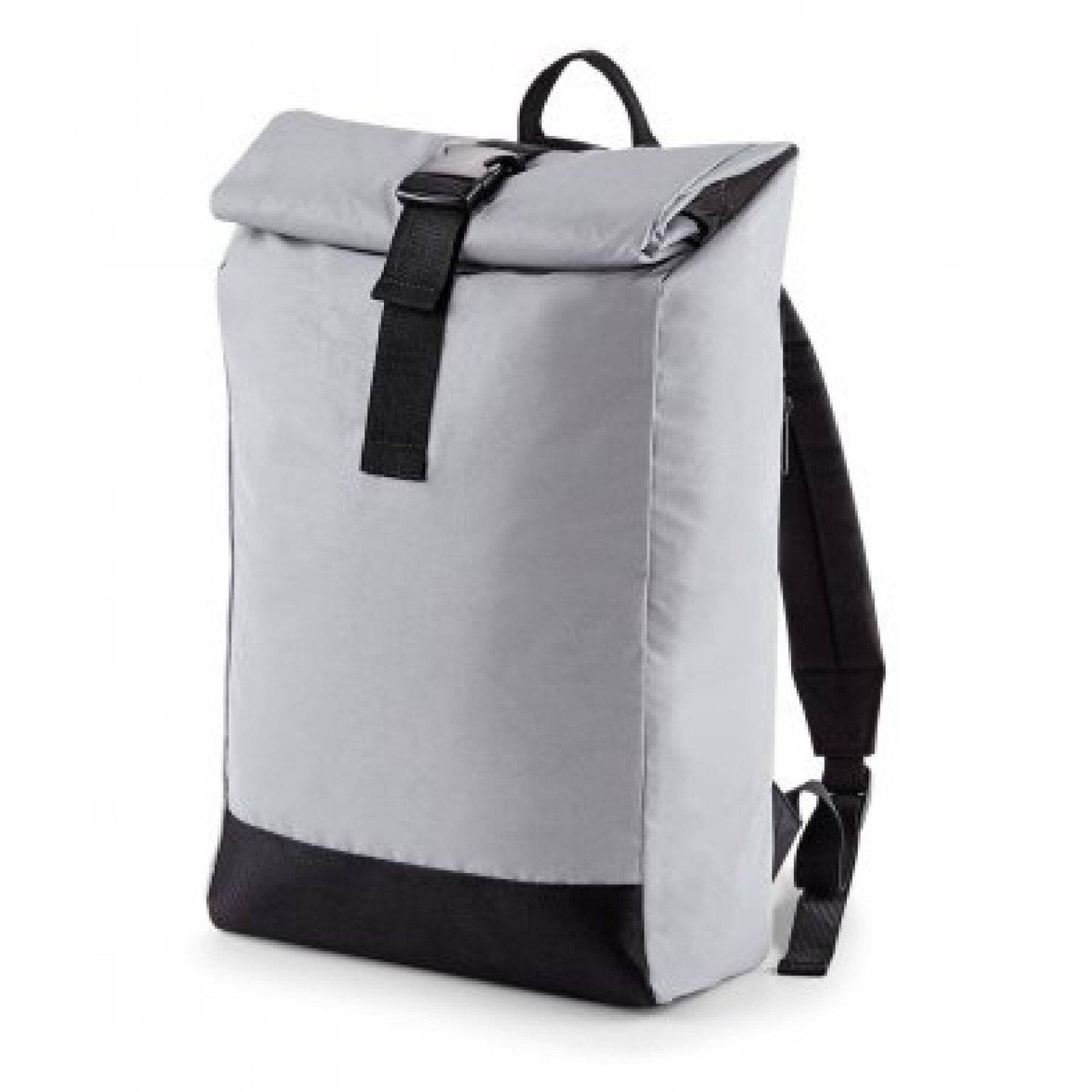 Reflektierender Rucksack Herren Silber ONE SIZE von Bagbase