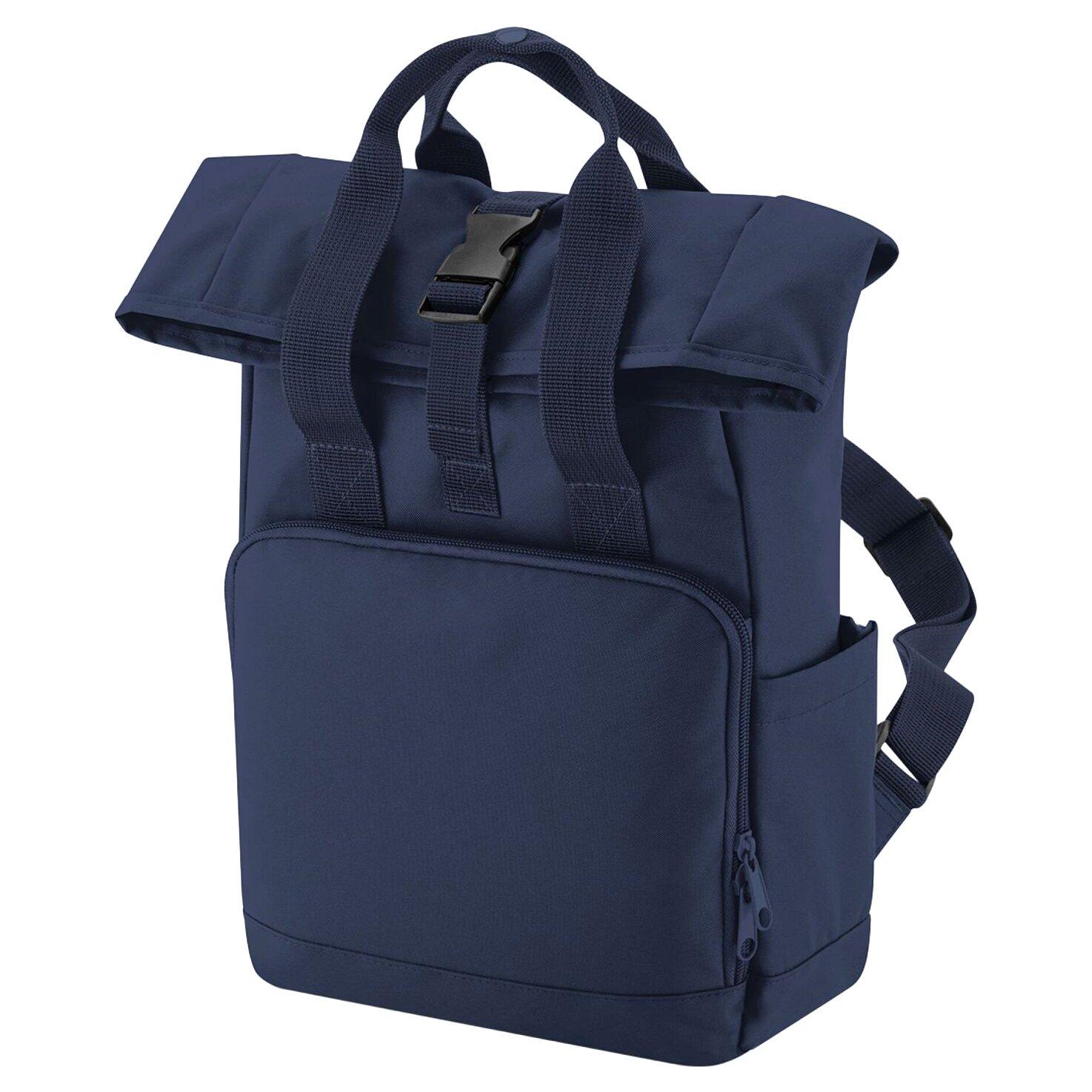 Rucksack, Mini, Recyceltes Material Herren Marine ONE SIZE von Bagbase