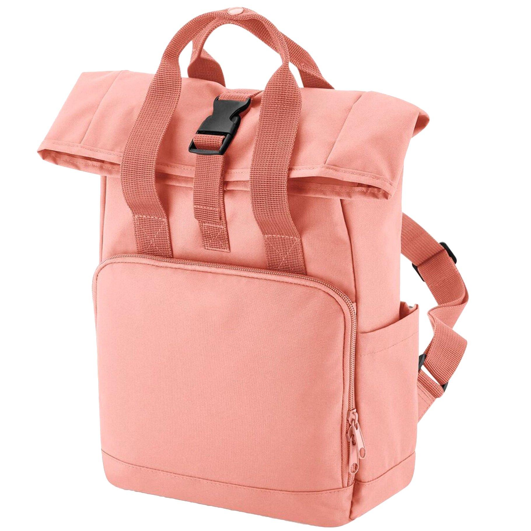 Rucksack, Mini, Recyceltes Material Herren Pink ONE SIZE von Bagbase