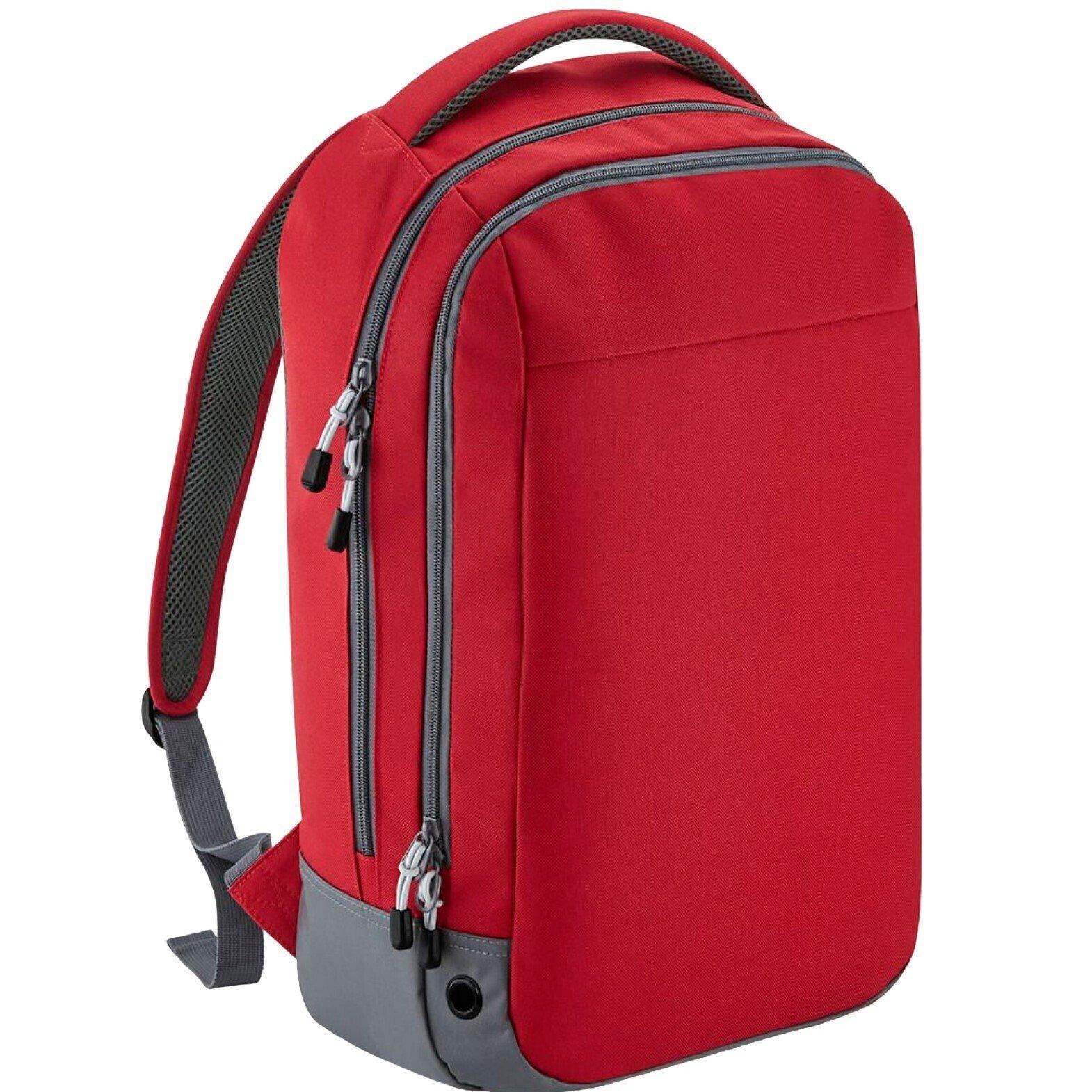 Rucksack Athleisure, Sport Herren Rot Bunt ONE SIZE von Bagbase