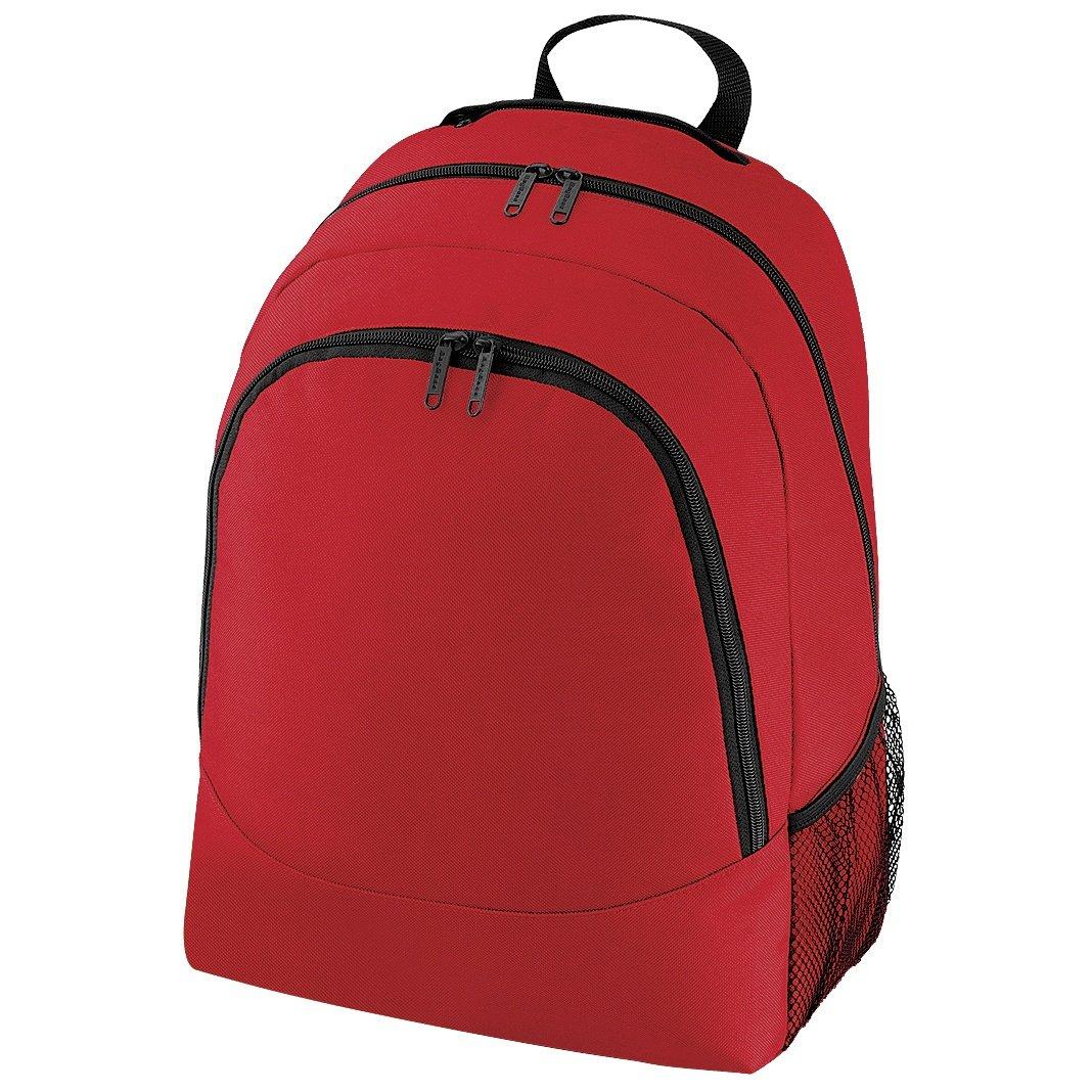 Rucksack Universal, 18 Liter (2 Stückpackung) Herren Rot Bunt ONE SIZE von Bagbase