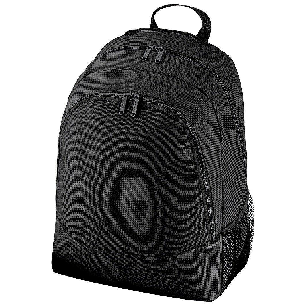 Rucksack Universal, 18 Liter (2 Stückpackung) Herren Schwarz ONE SIZE von Bagbase