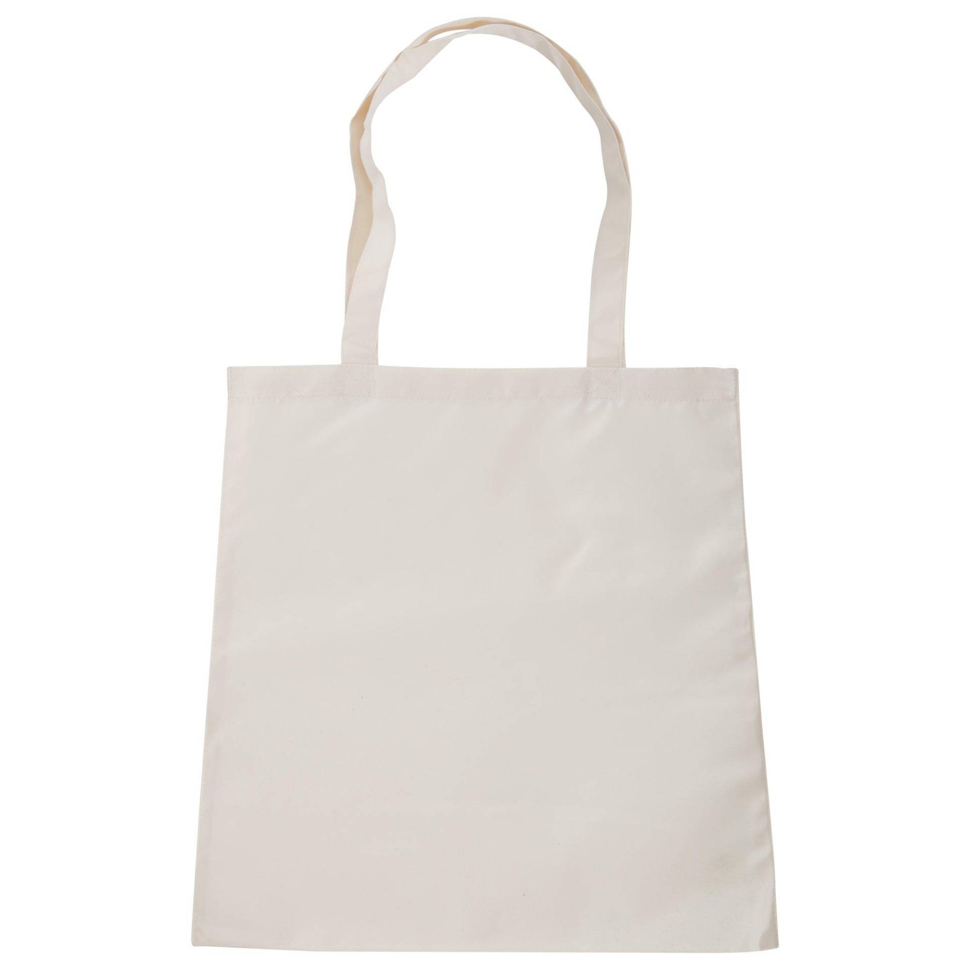 Sublimation Shopper Einkaufstasche, 10 Liter (2 Stückpackung) Damen Beige ONE SIZE von Bagbase