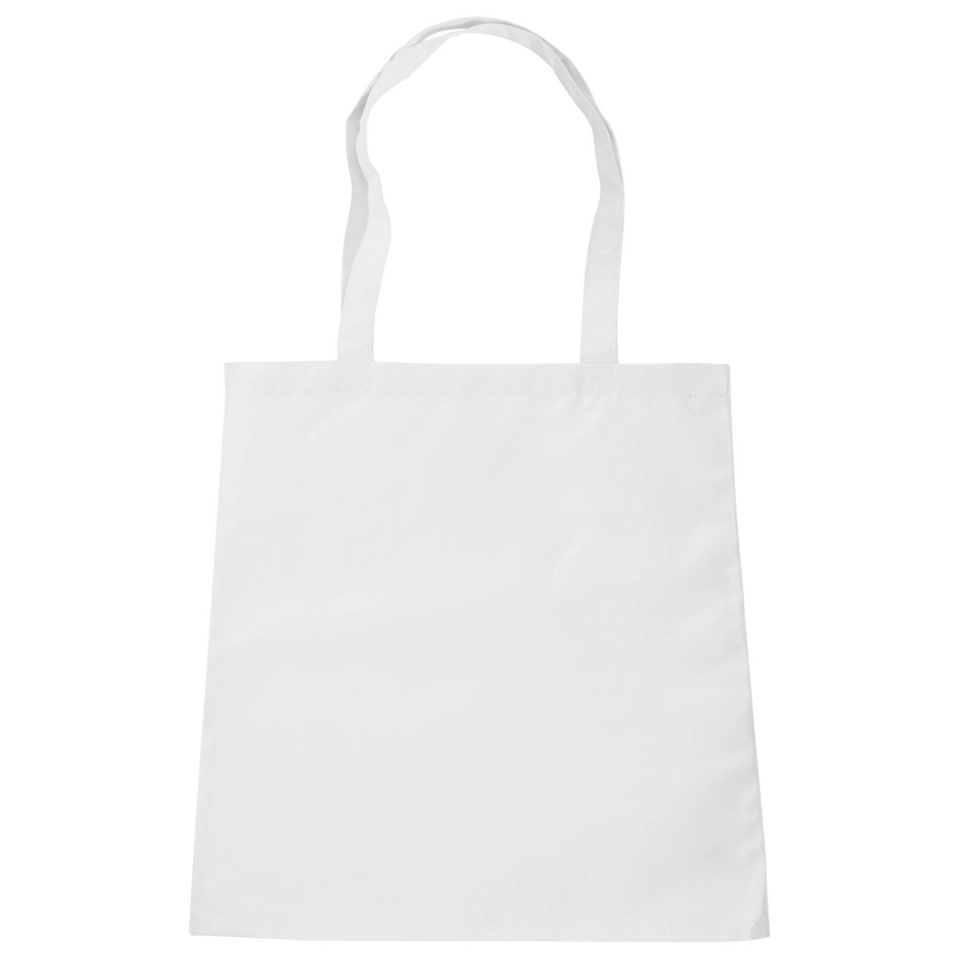 Sublimation Shopper Einkaufstasche, 10 Liter (2 Stückpackung) Damen Weiss ONE SIZE von Bagbase