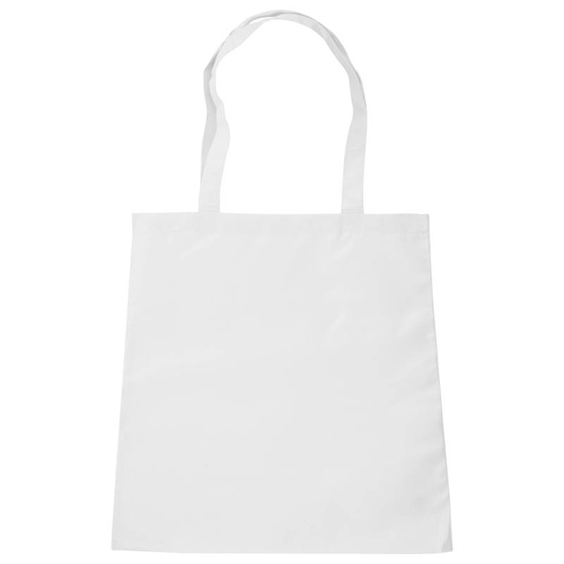 Sublimation Shopper Einkaufstasche, 10 Liter (2 Stückpackung) Damen Weiss ONE SIZE von Bagbase
