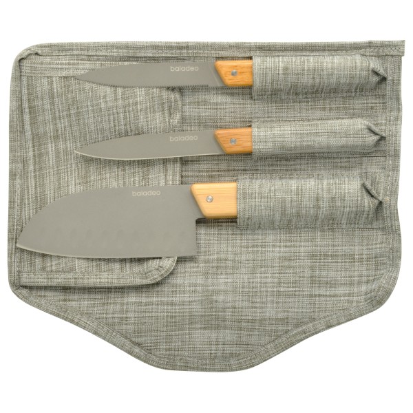 Baladéo - Messerset Stavanger - Messer Gr 3 Pieces grau/oliv von Baladéo