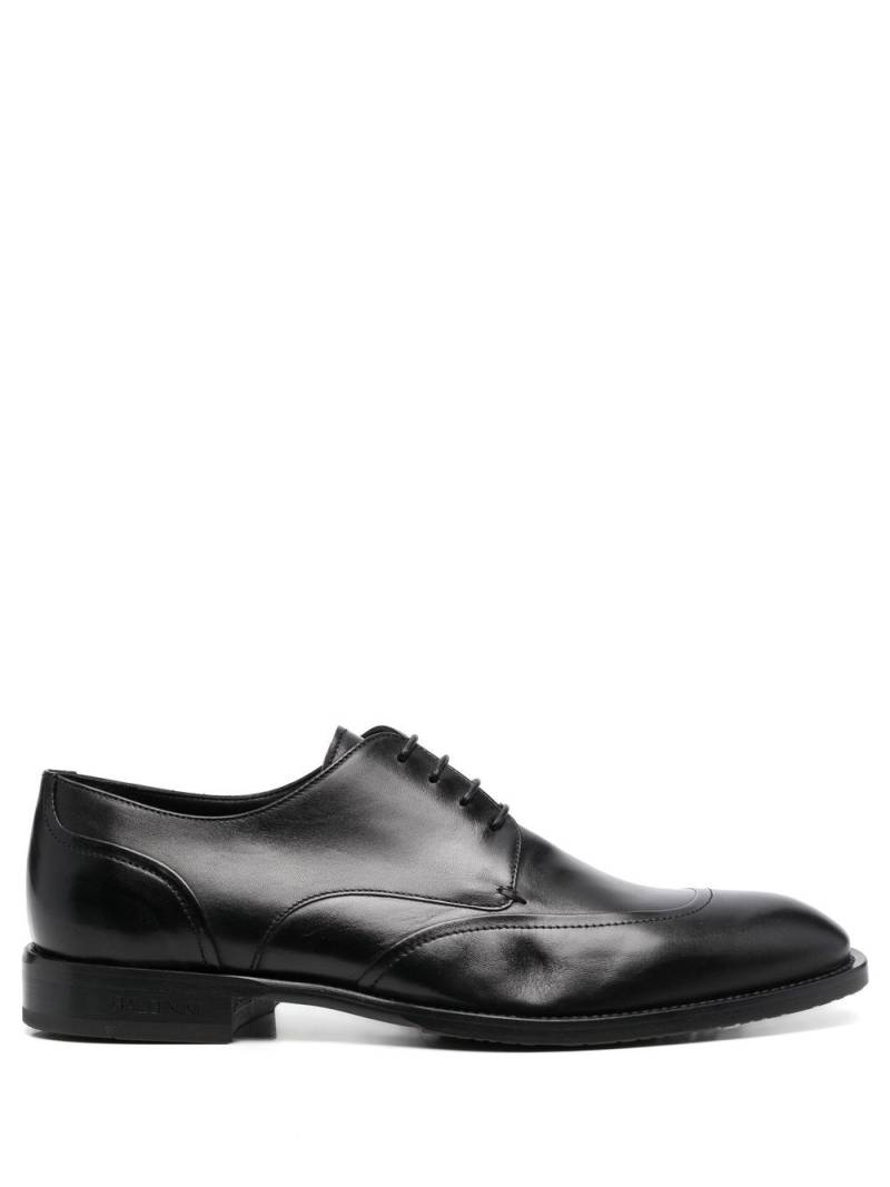 Baldinini almond-toe lace-up derby shoes - Black von Baldinini