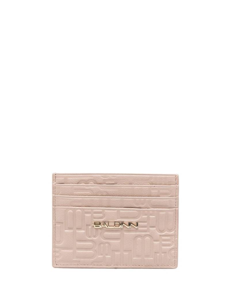 Baldinini logo-stamp leather cardholder - Neutrals von Baldinini