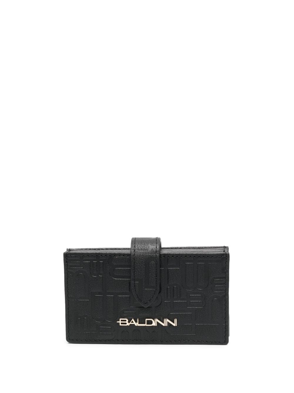 Baldinini monogram-pattern leather wallet - Black von Baldinini