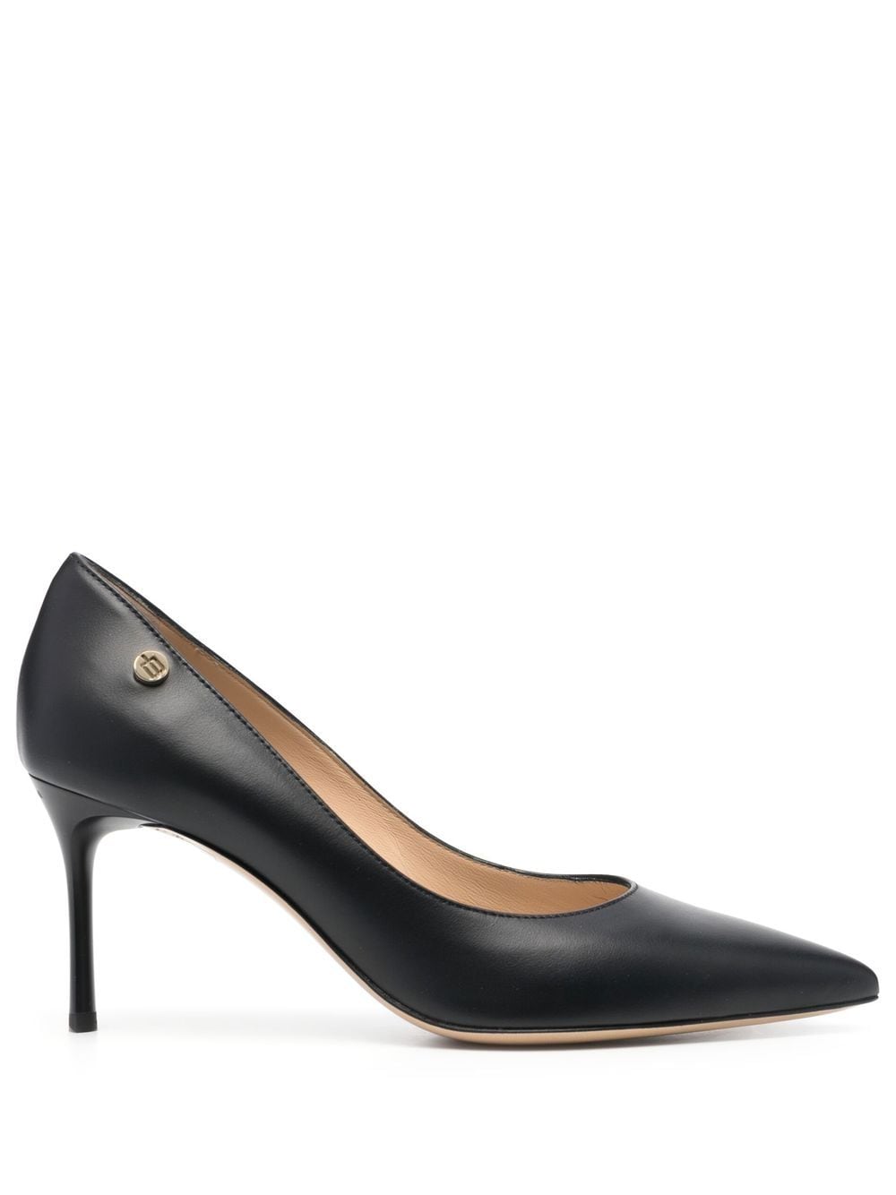 Baldinini pointed-toe leather pumps - Black von Baldinini