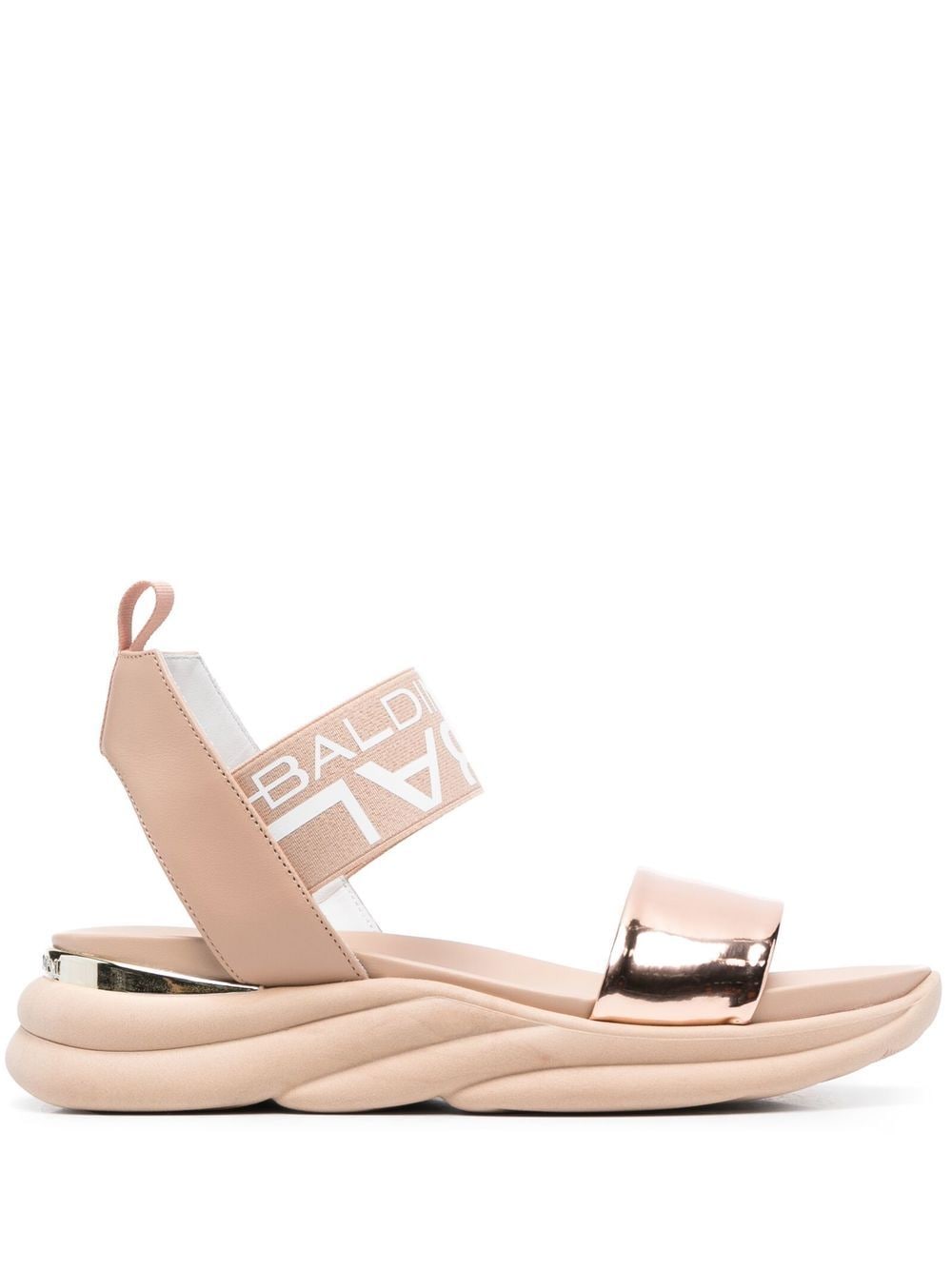Baldinini rose-gold strap sandals - Pink von Baldinini