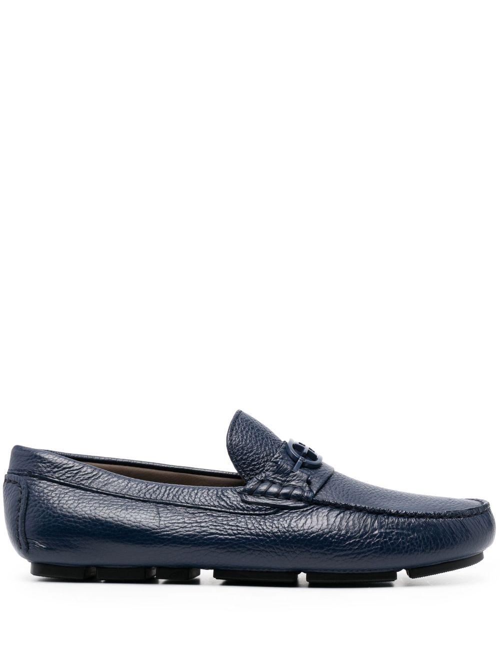 Baldinini round-toe leather loafers - Blue von Baldinini