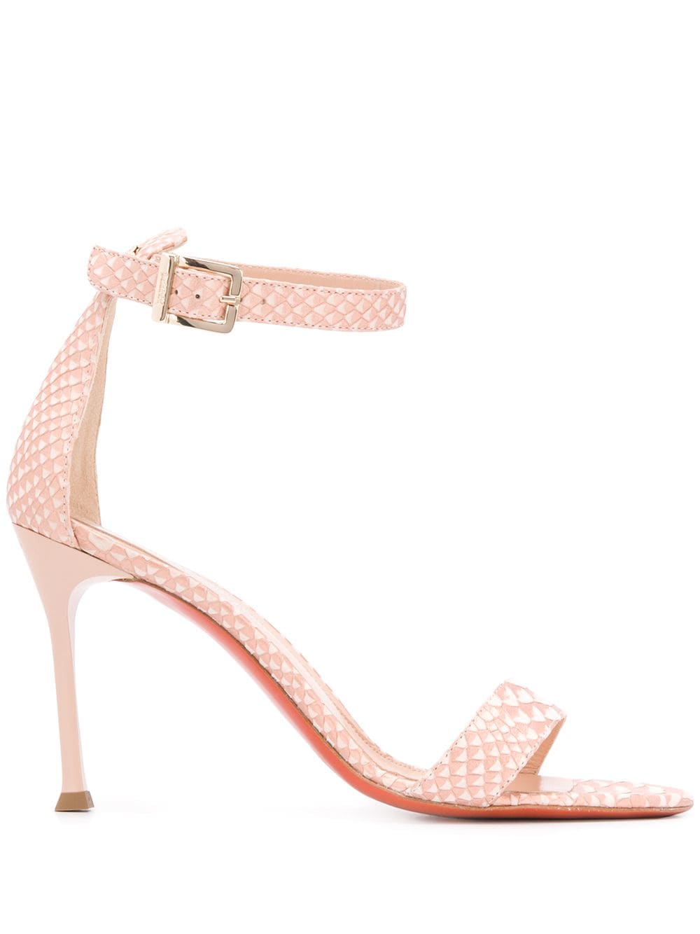 Baldinini snake print 100mm sandals - Neutrals von Baldinini