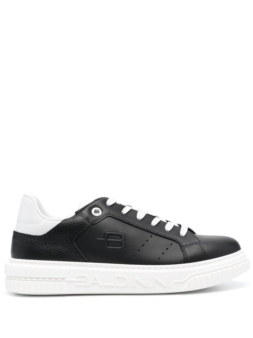 Baldinini two-tone low-top sneakers - Black von Baldinini