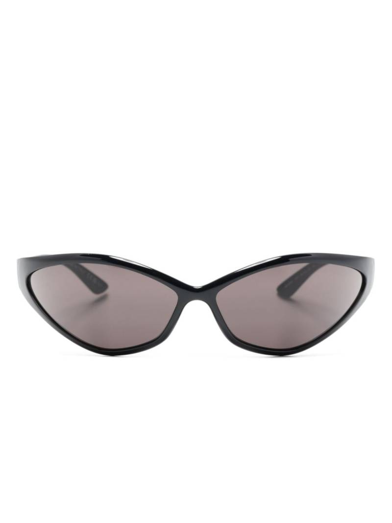 Balenciaga Eyewear 90s oval-frame sunglasses - Black von Balenciaga Eyewear