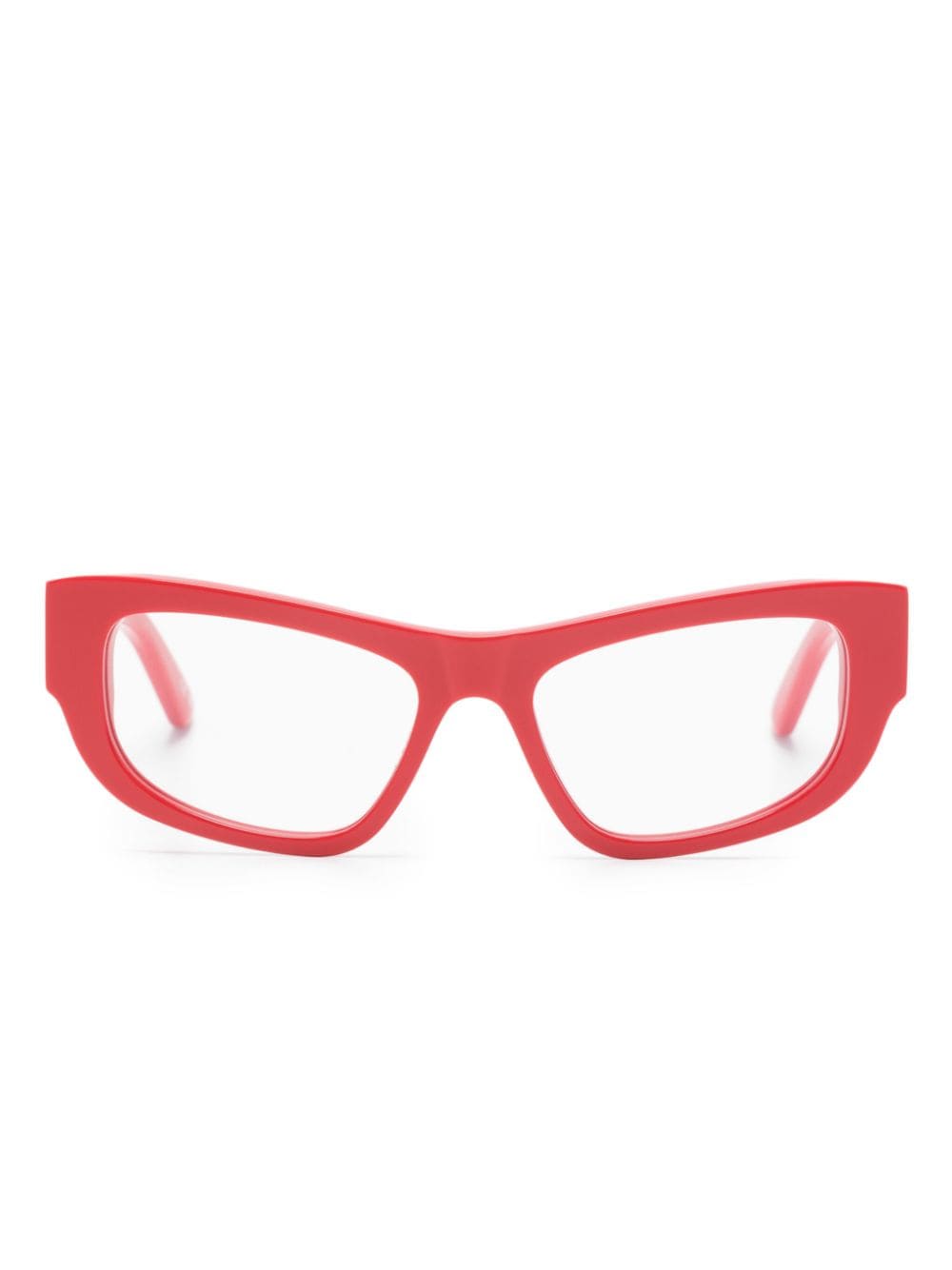 Balenciaga Eyewear BB0303O butterfly-frame glasses - Red von Balenciaga Eyewear